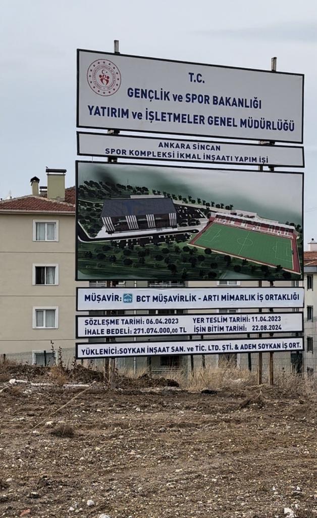 GSB ANKARA SİNCAN YARI OLİMPİK HAVUZ YAPIMI